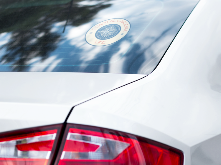 Compass Coastal Auto Decal
