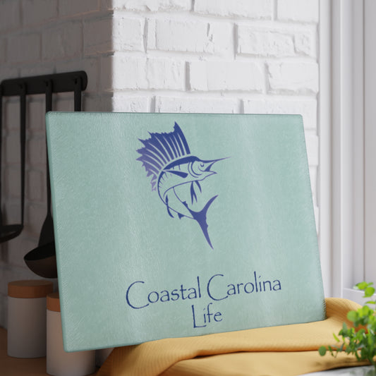 Sailfish Tempered Glass Cutting Board
