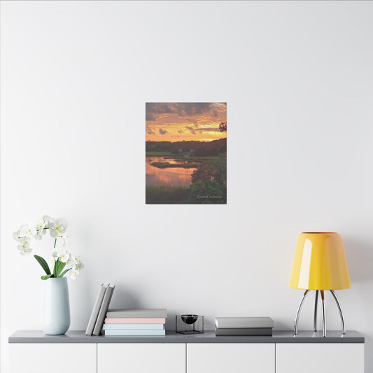River Sunset Coastal Carolina Canvas