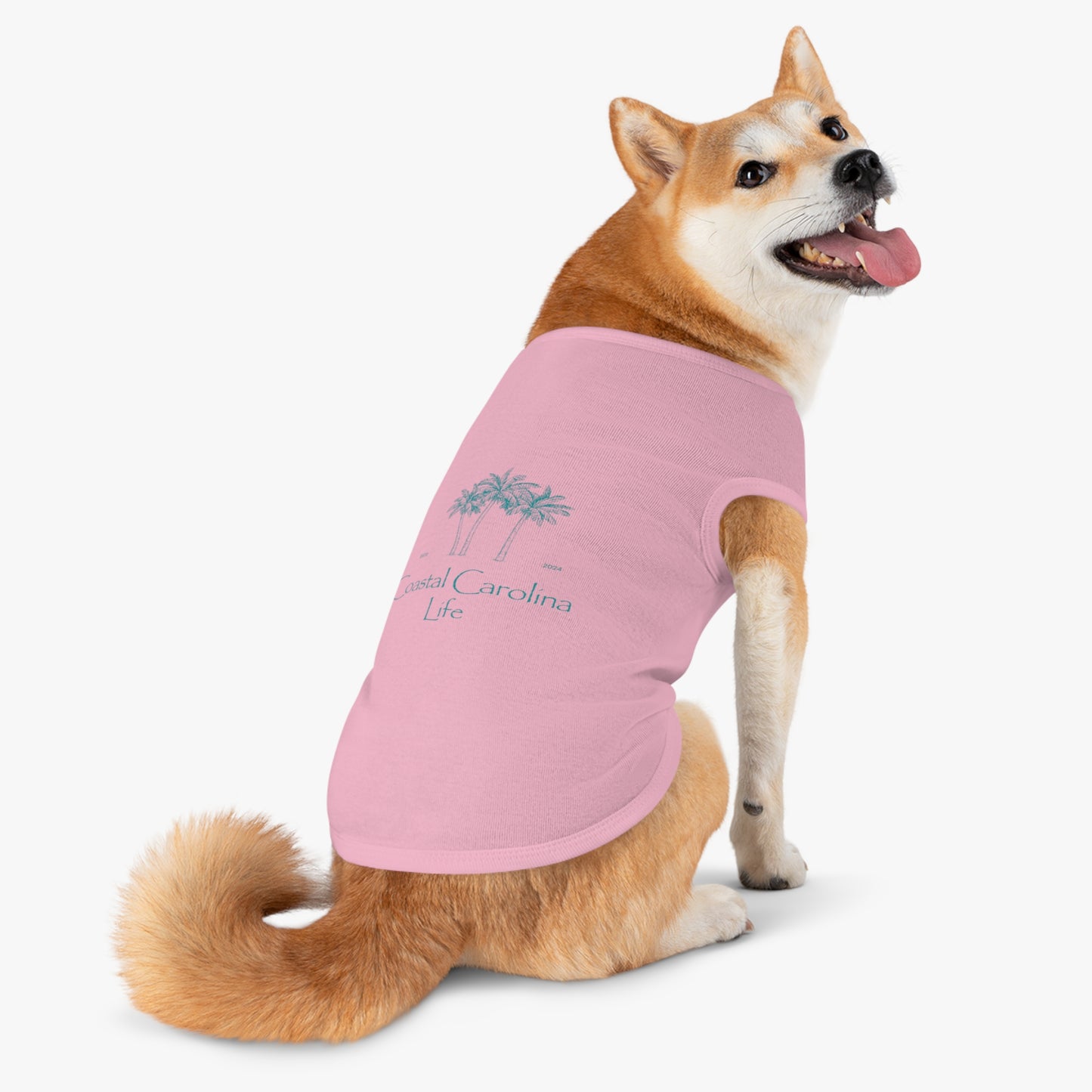 Palm Trees Coastal Pet Shirt