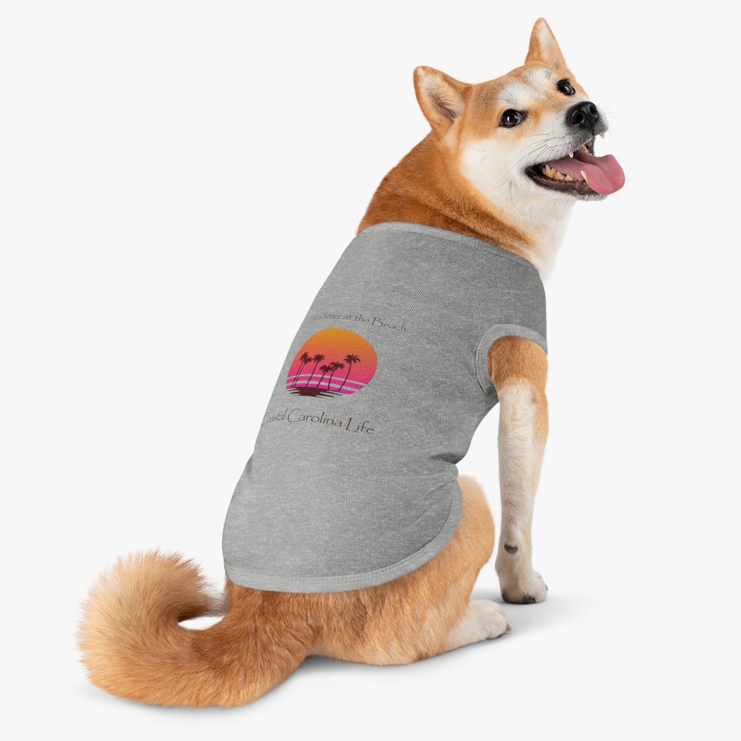 Life is better at the Beach Coastal Pet Shirt