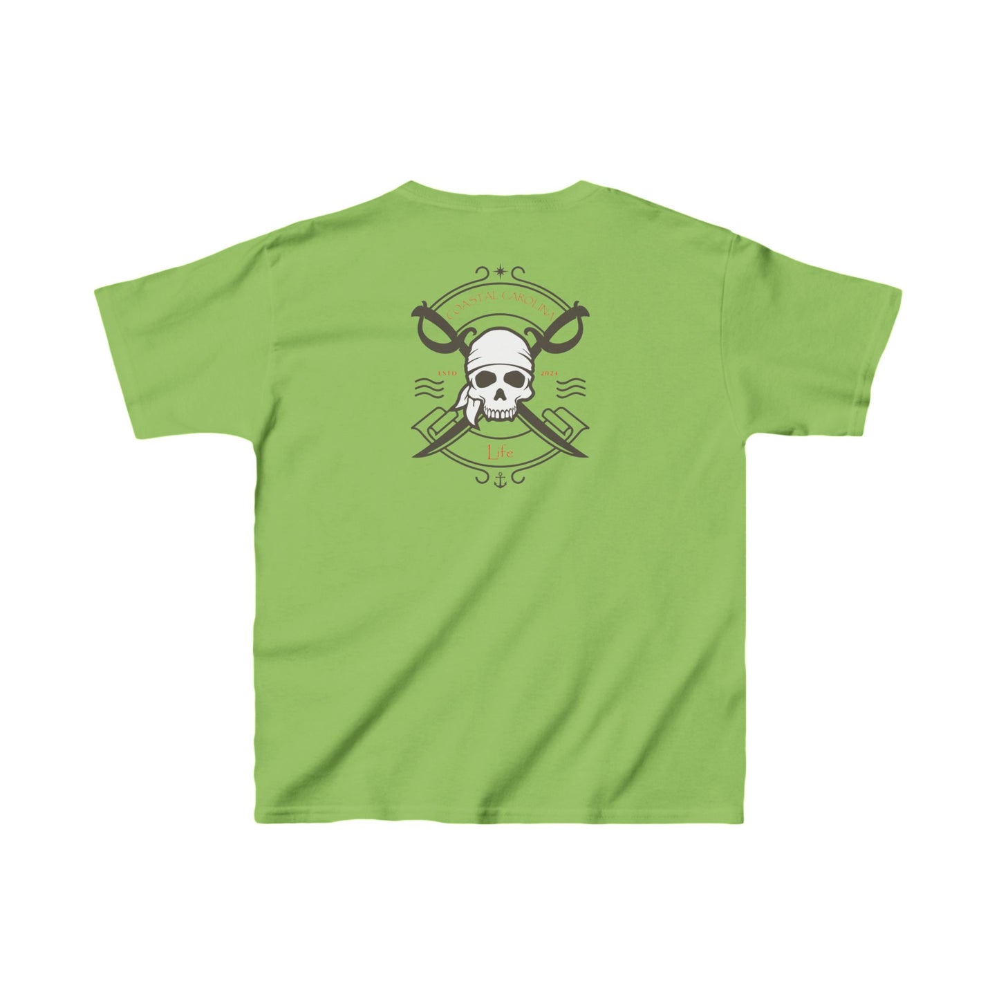 Pirate Skull Kids Beach T-Shirt