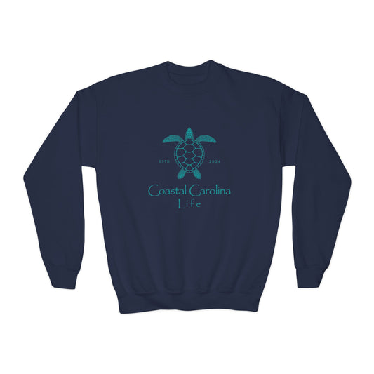 Youth Crewneck Sweatshirt - Sea Turtle
