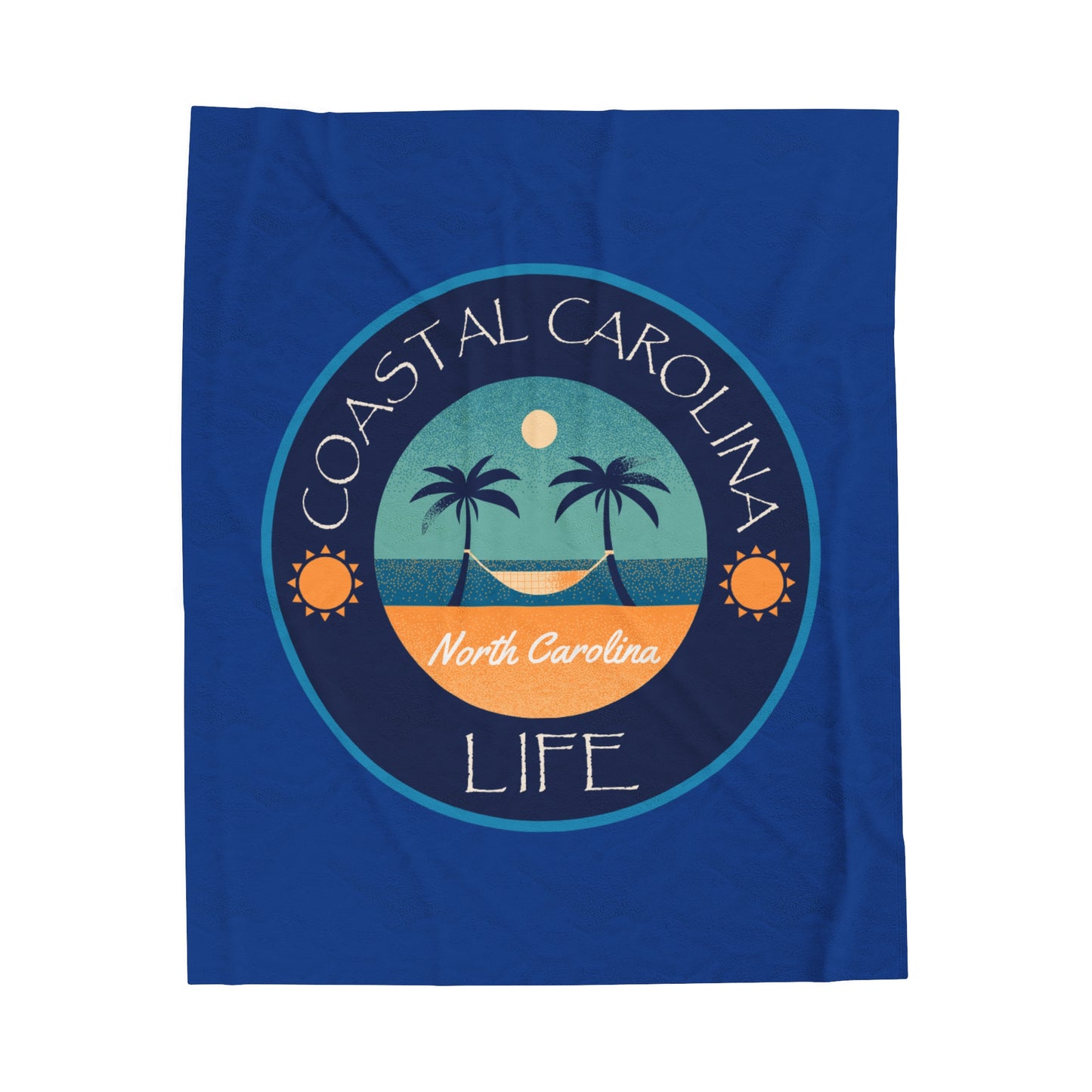 North Carolina Velveteen Plush Blanket