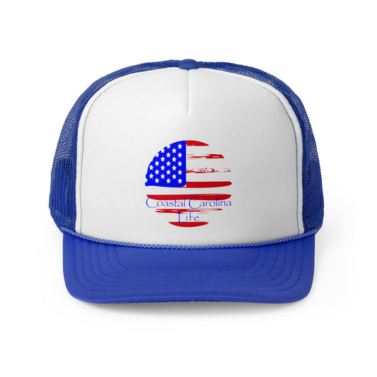 American Flag Trucker Hat