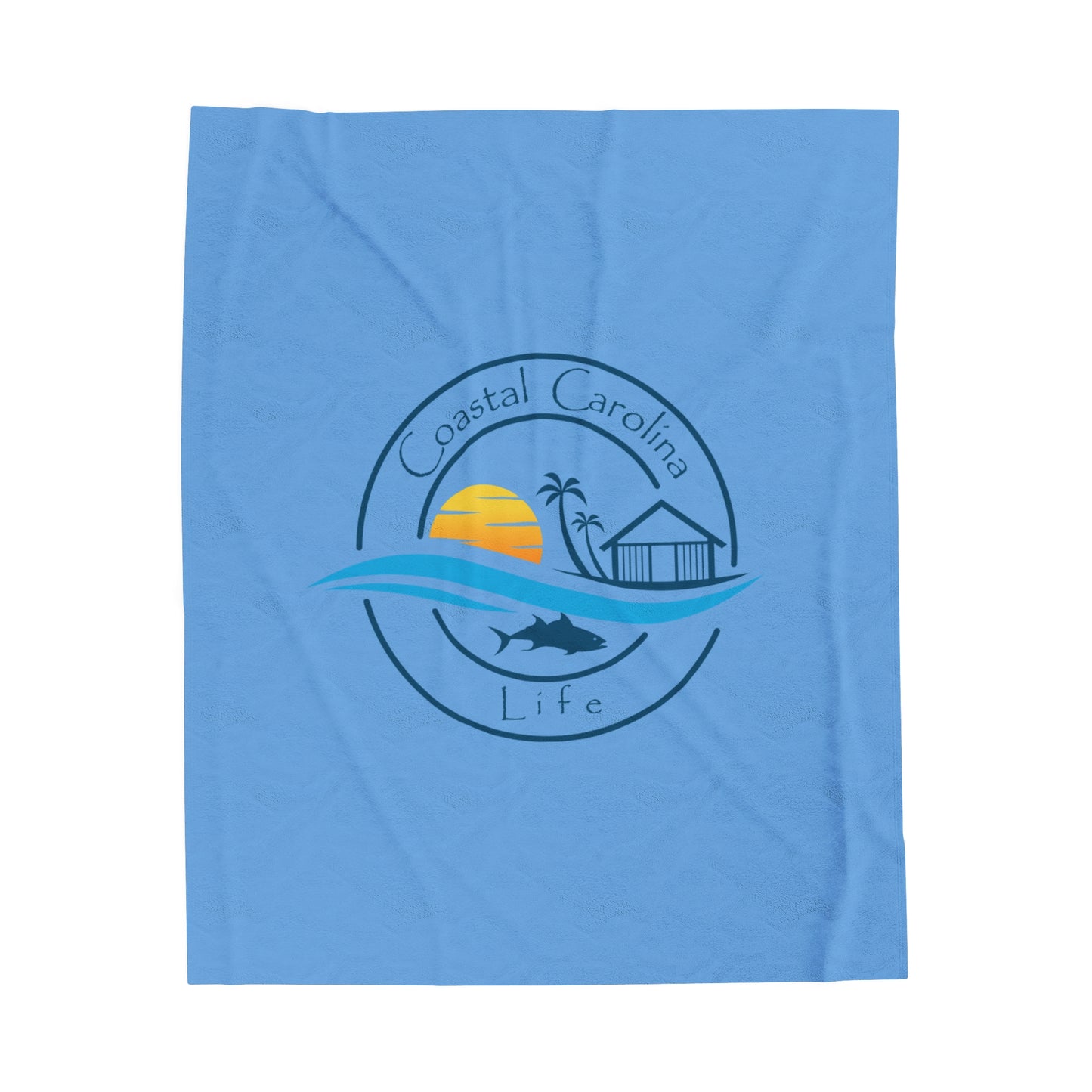 Coastal Carolina Lifestyle Velveteen Plush Blanket