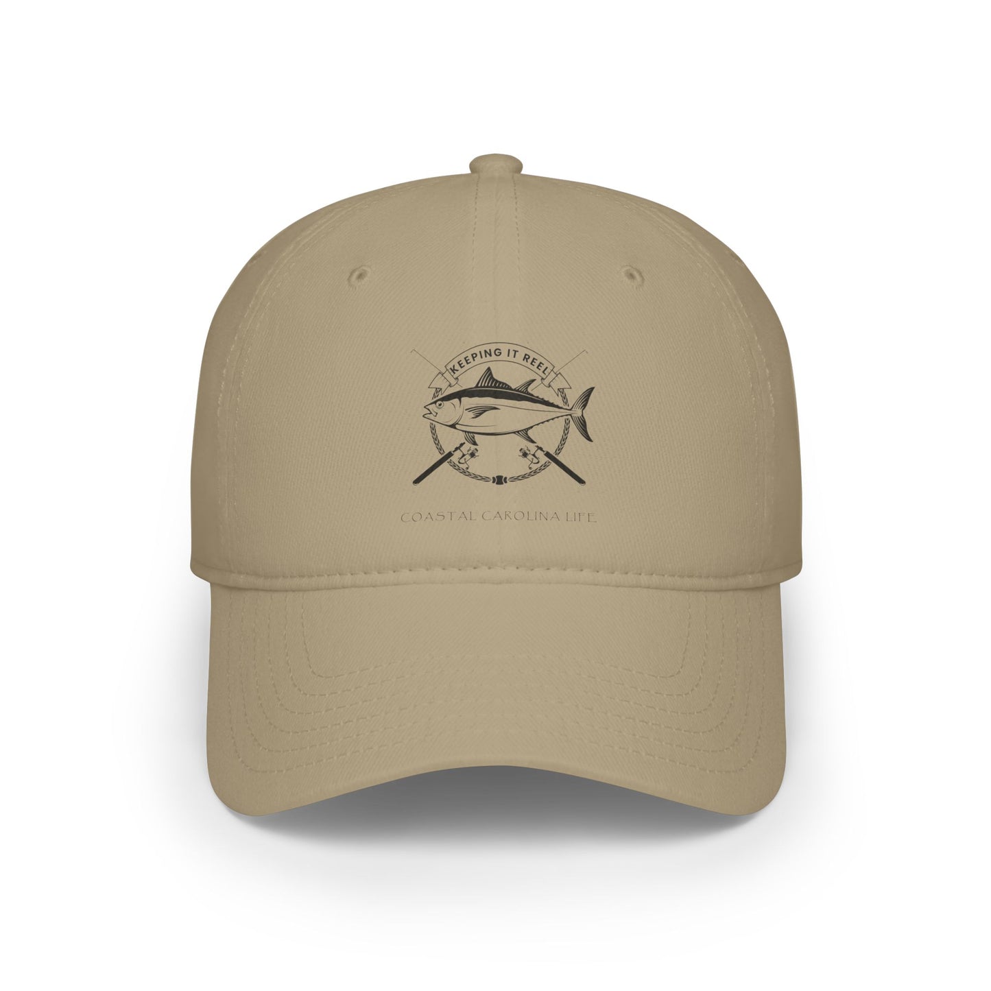 Keeping it Reel Coastal Carolina Baseball Hat- Black Print