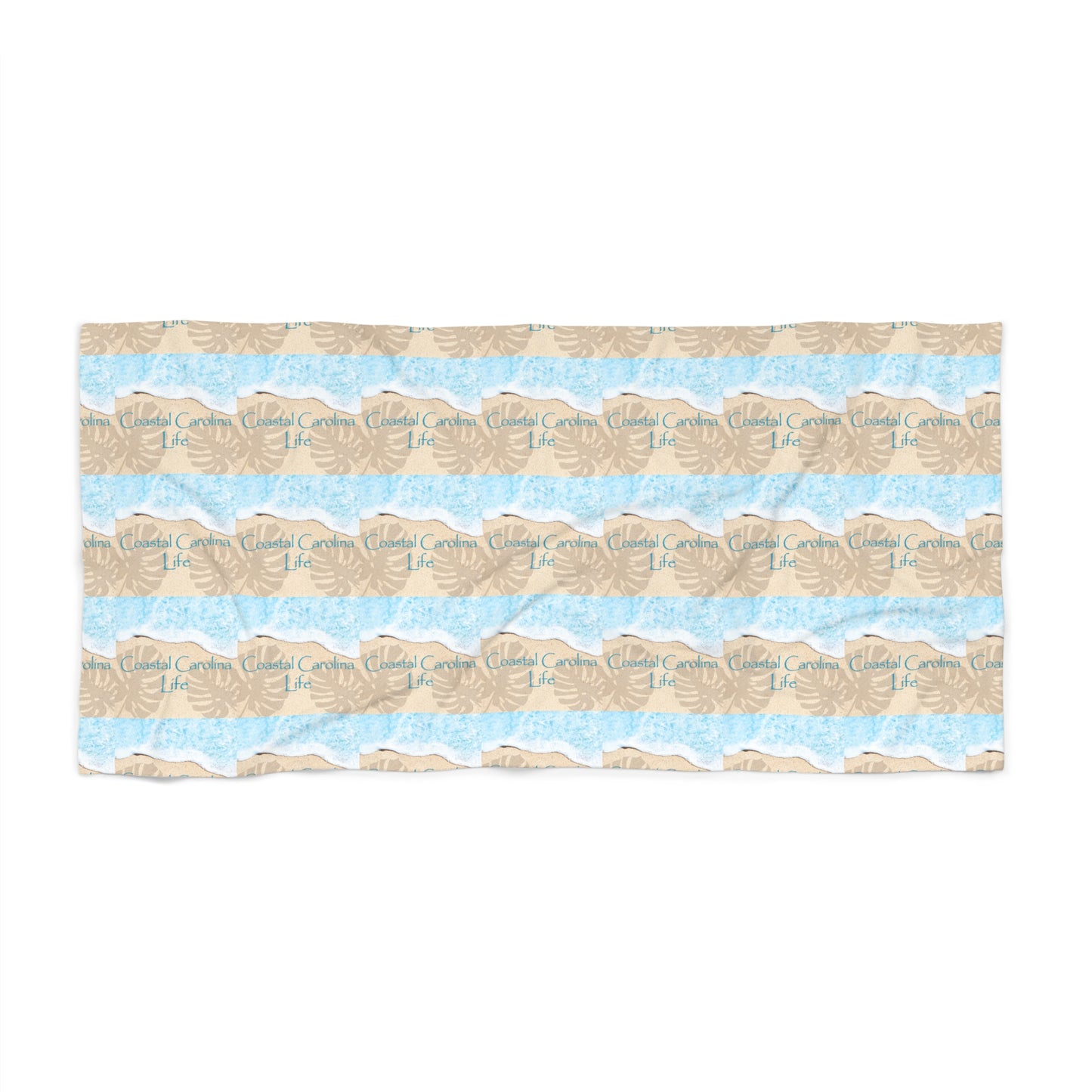 Water's Edge Coastal Beach Towel