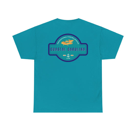 Men's Heavy Cotton T-Shirt - Professional Fishing Hunter