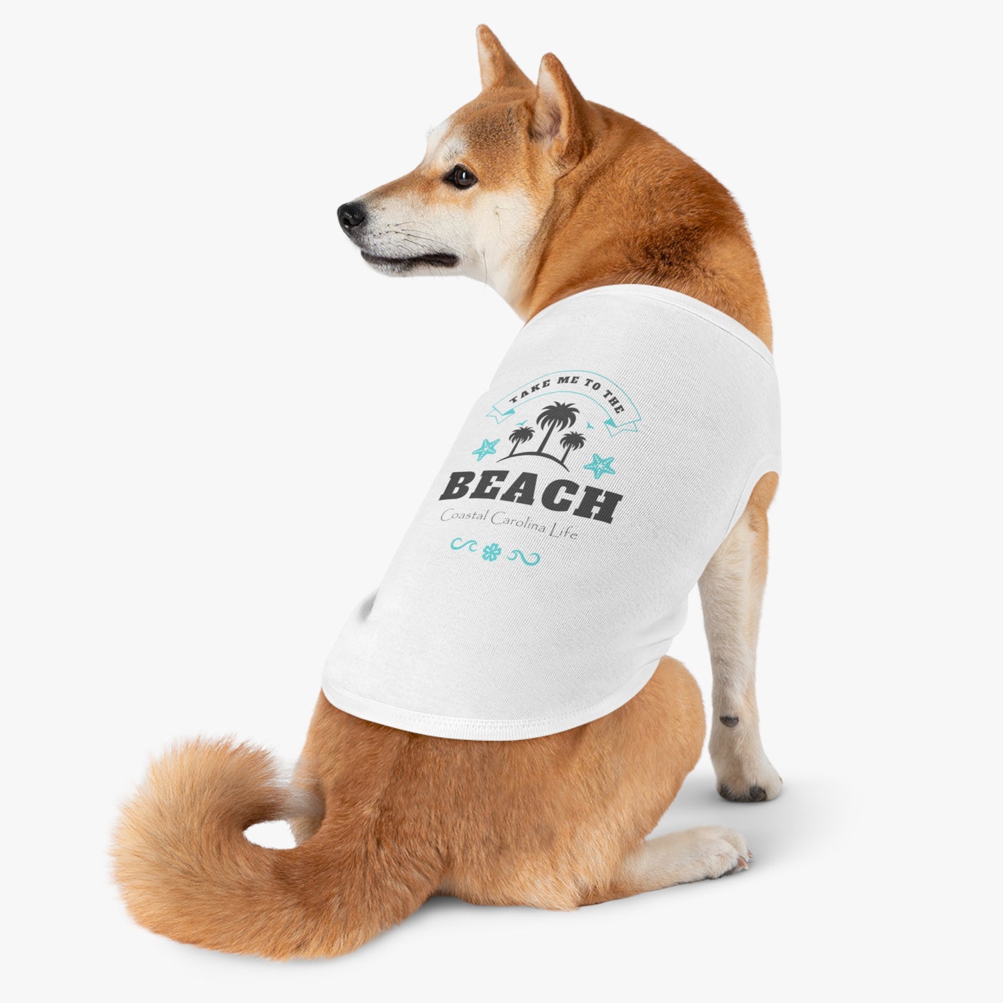 Take Me to the Beach Coastal Pet Shirt