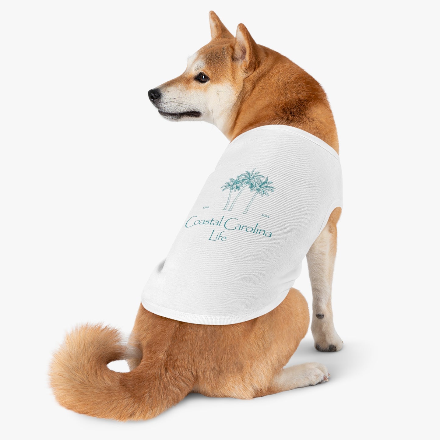 Palm Trees Coastal Pet Shirt