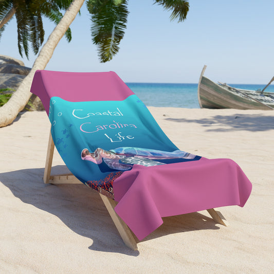 Beach Towel - Swimming Sea Turtle