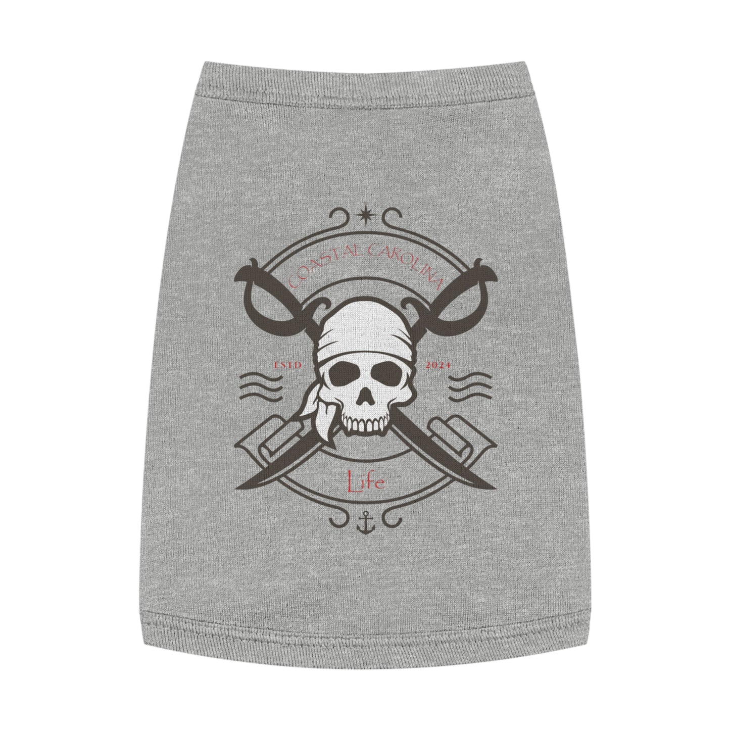 Pirate Skull Coastal Pet Shirt