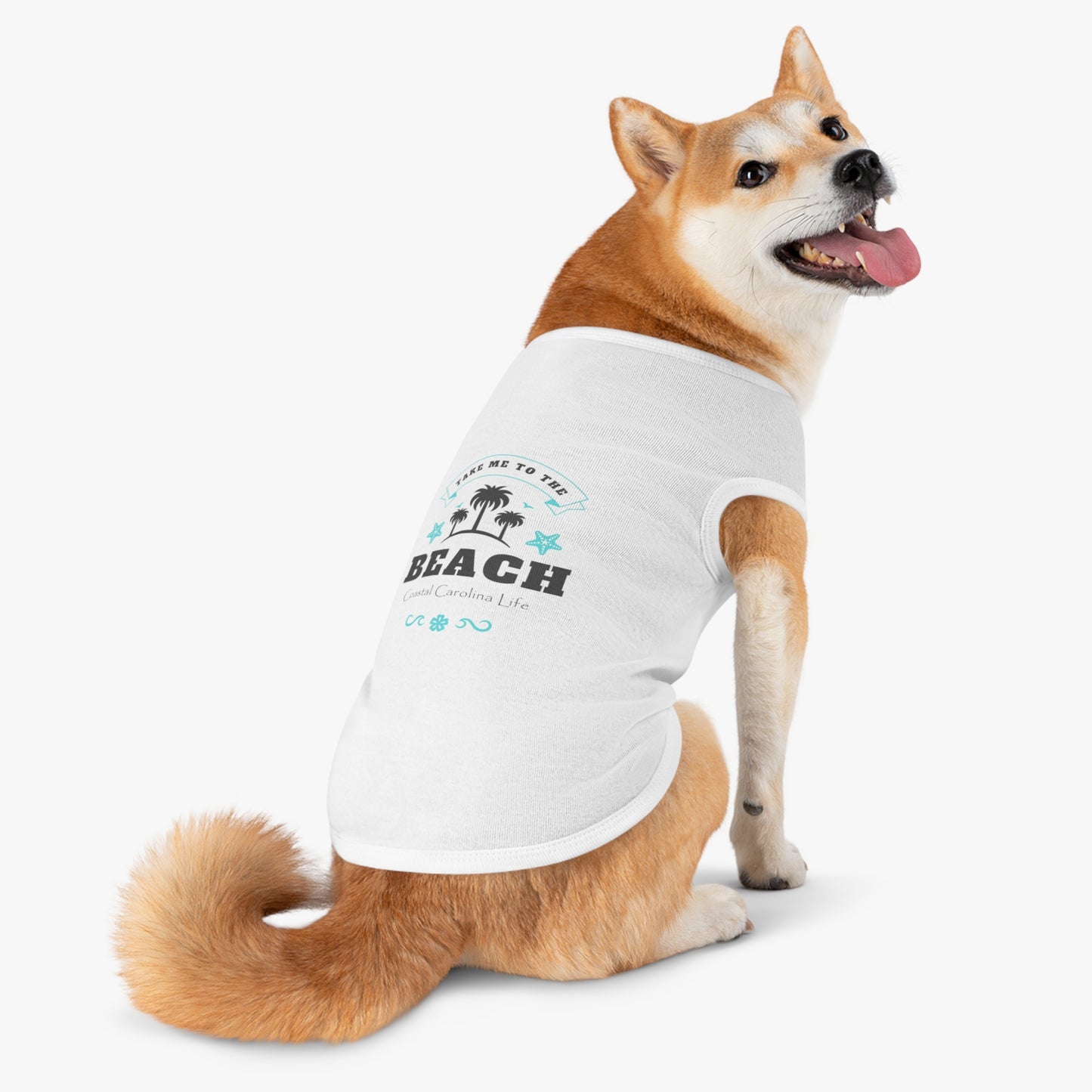 Take Me to the Beach Coastal Pet Shirt