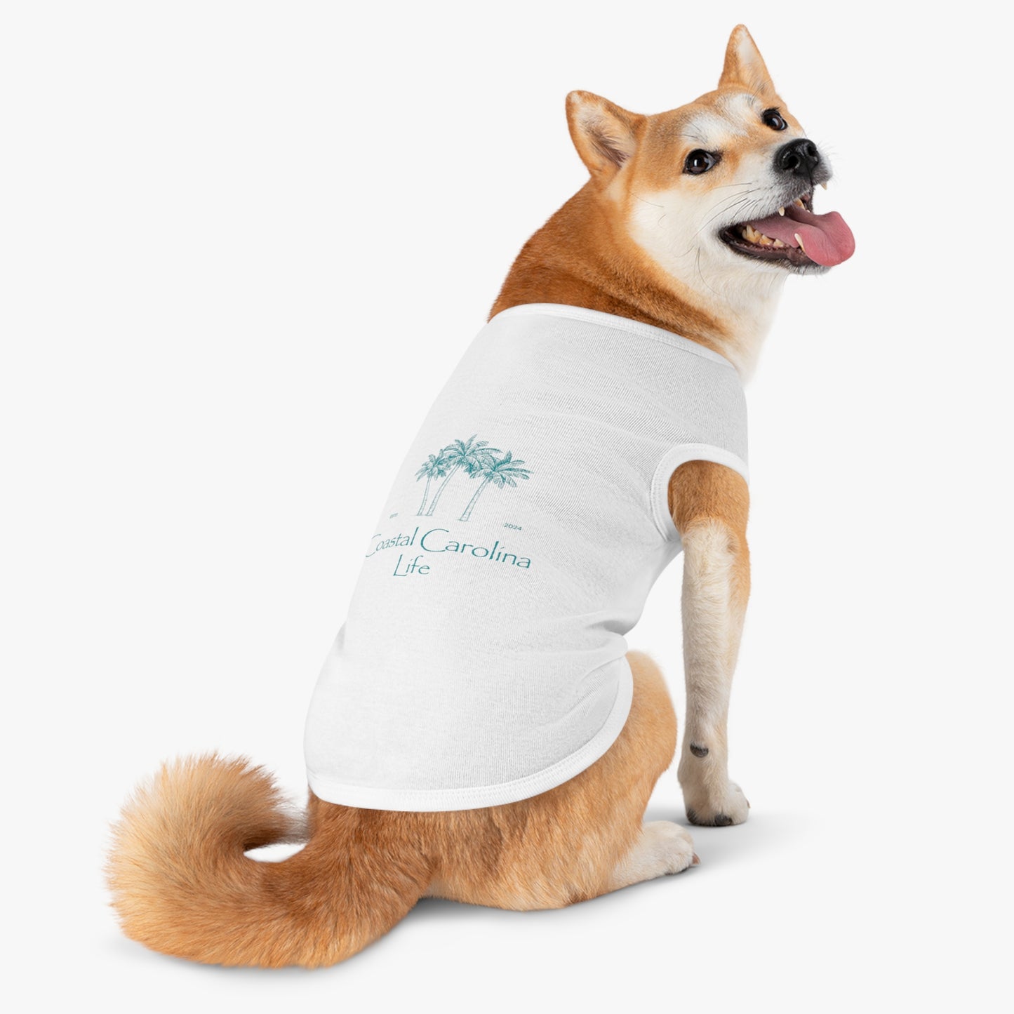 Palm Trees Coastal Pet Shirt