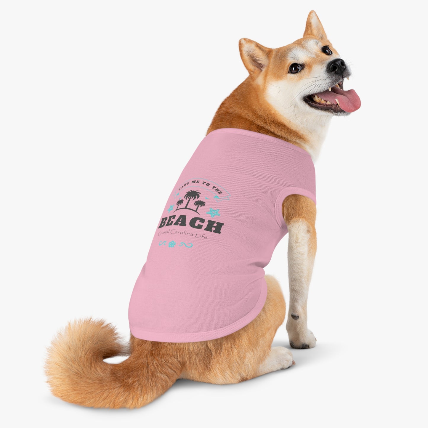 Take Me to the Beach Coastal Pet Shirt