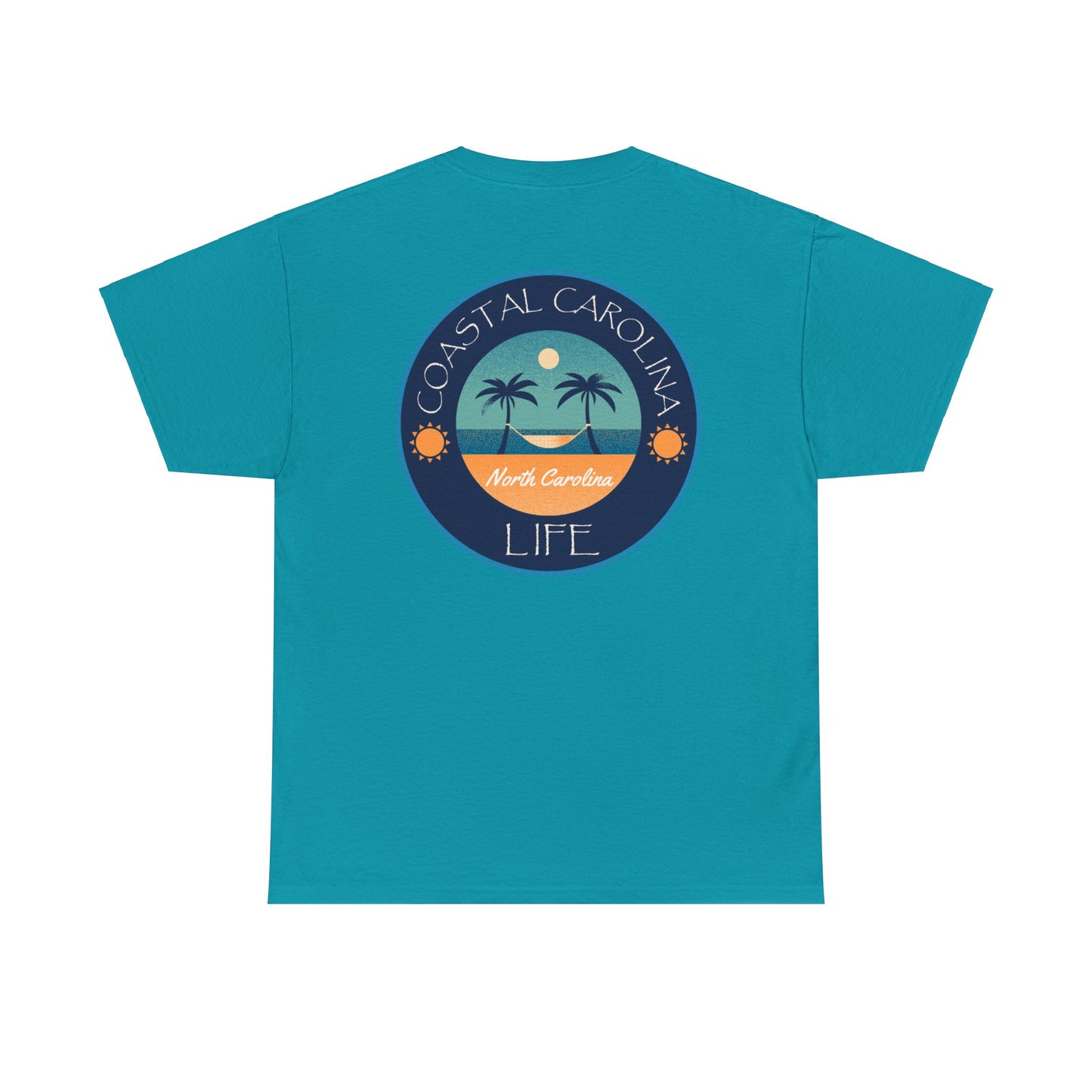 Men's Heavy Cotton T-Shirt - North Carolina