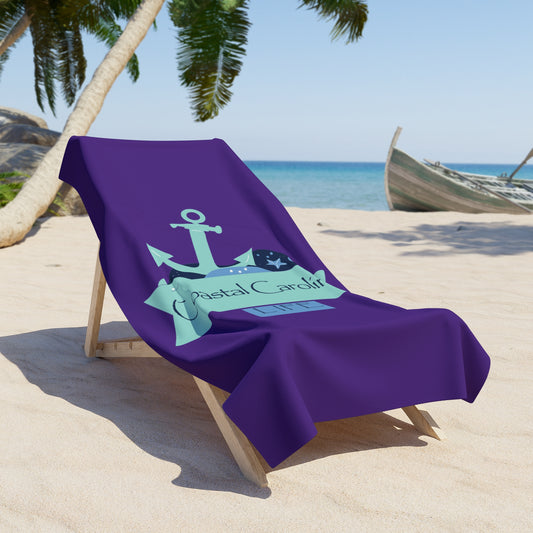 Anchor Coastal Beach Towel