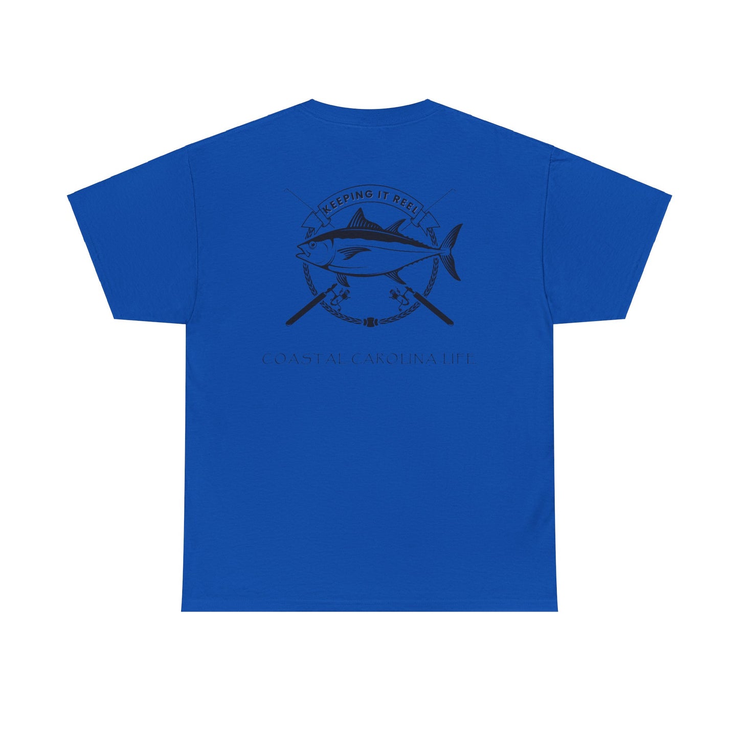 Men's Heavy Cotton T-Shirt - Keeping it Reel