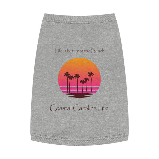 Life is better at the Beach Coastal Pet Shirt